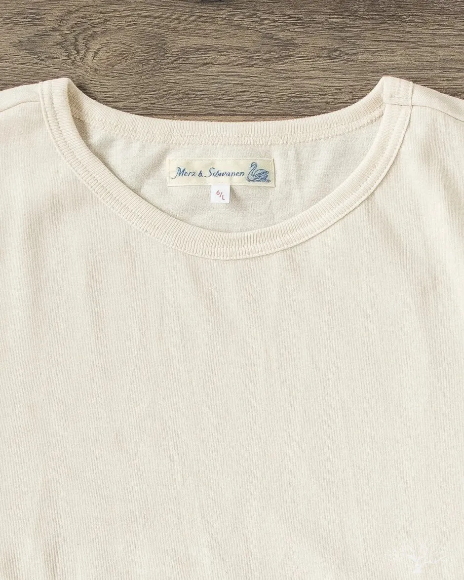 215 2-Thread Organic Cotton Crew Neck Tee - Nature