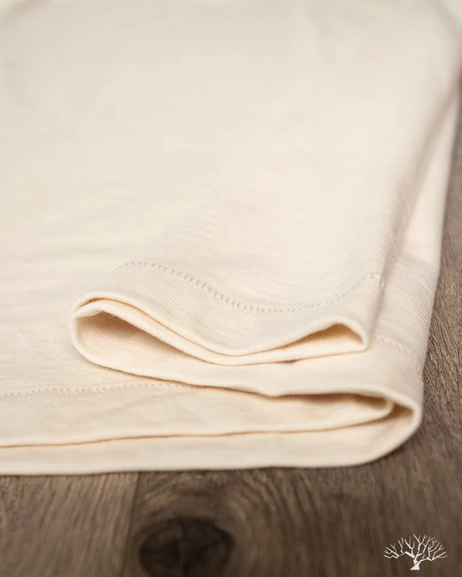 215 2-Thread Organic Cotton Crew Neck Tee - Nature