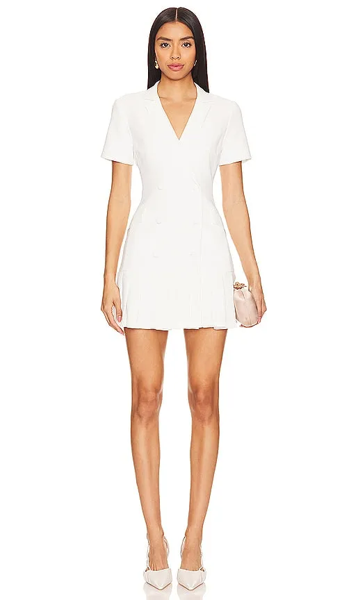 Amanda Uprichard Mesha Dress in Ivory