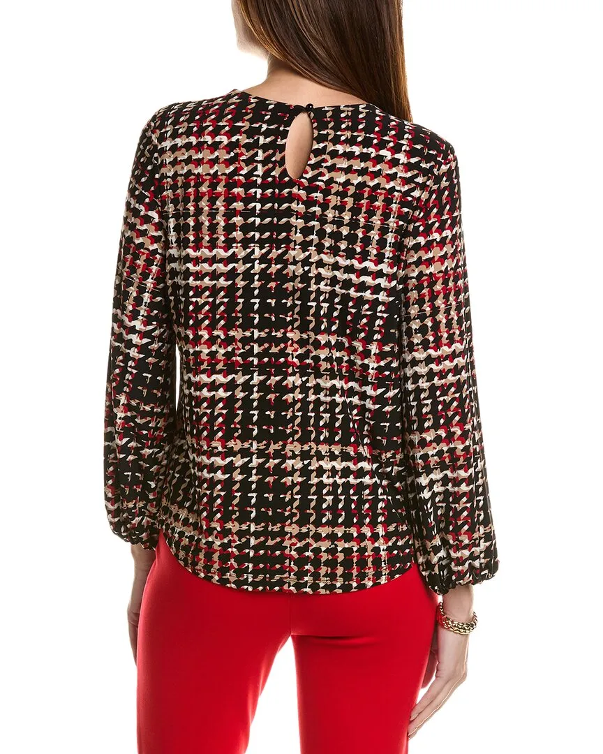 Anne Klein Chain Neck Top