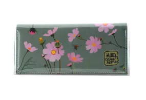 Bi-fold Clutch - Cosmos - Sage green