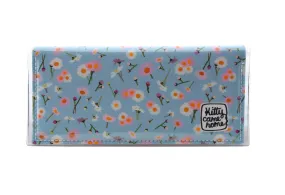 Bi-fold Clutch - Dear Daisy - Light blue