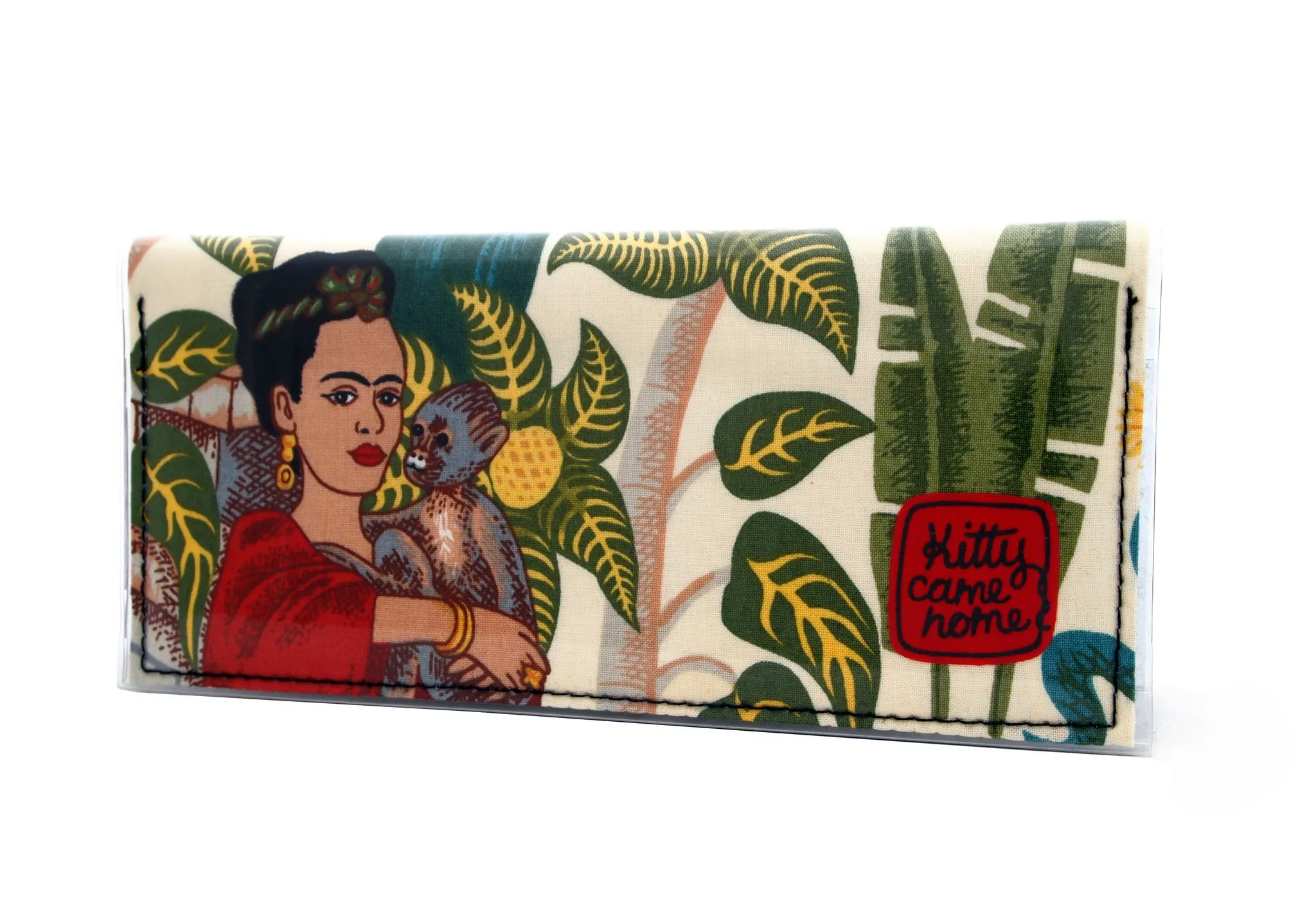 Bi-fold Clutch - Frida with monkey