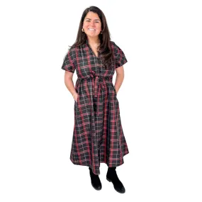 Bria Dress Black Taffeta