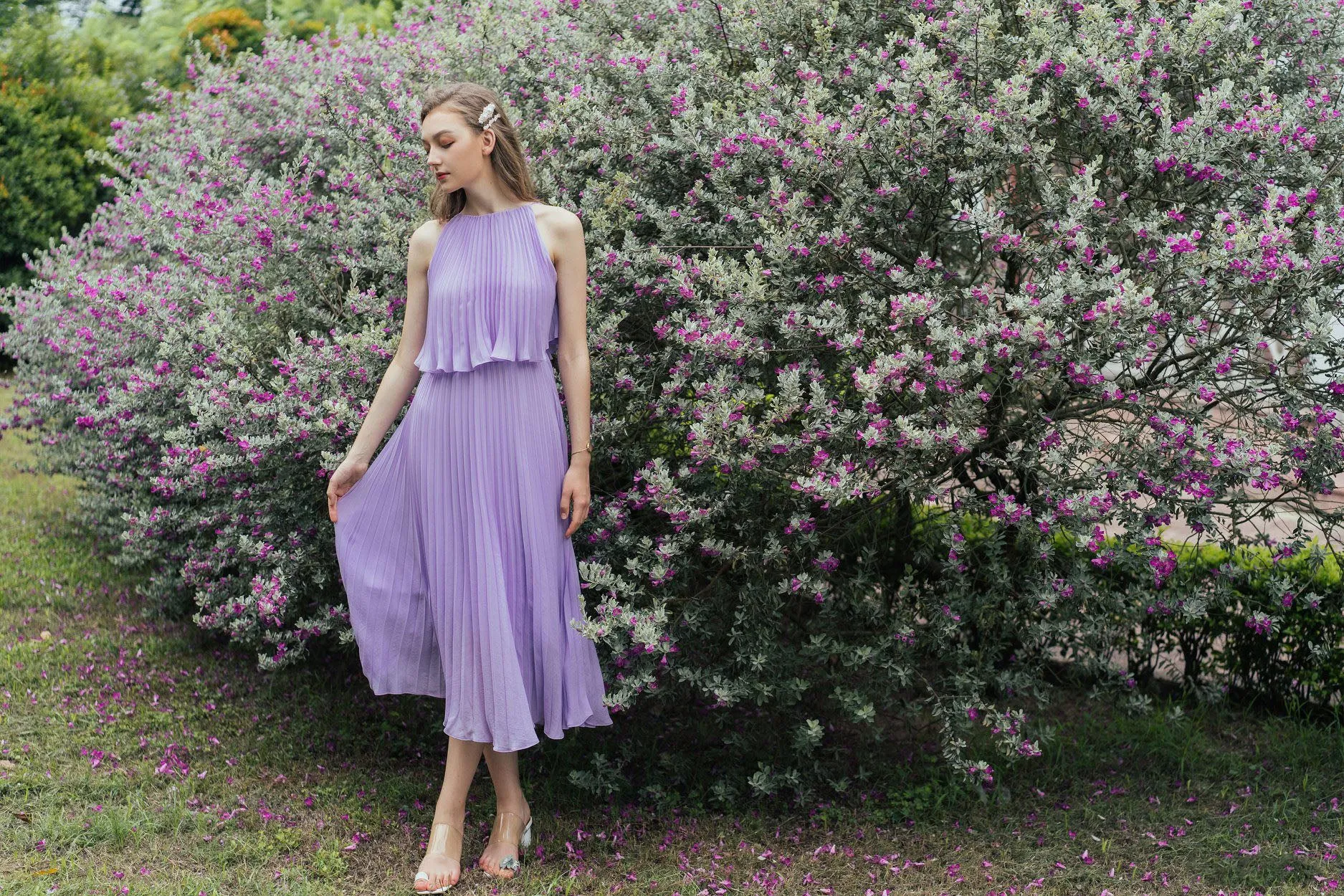 Deanna Pleated Dress