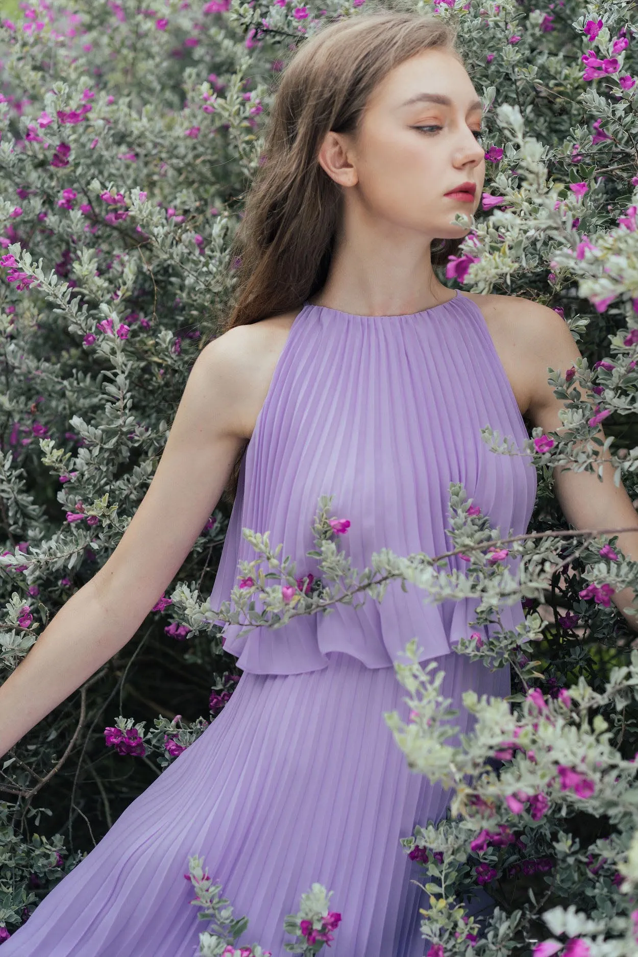 Deanna Pleated Dress