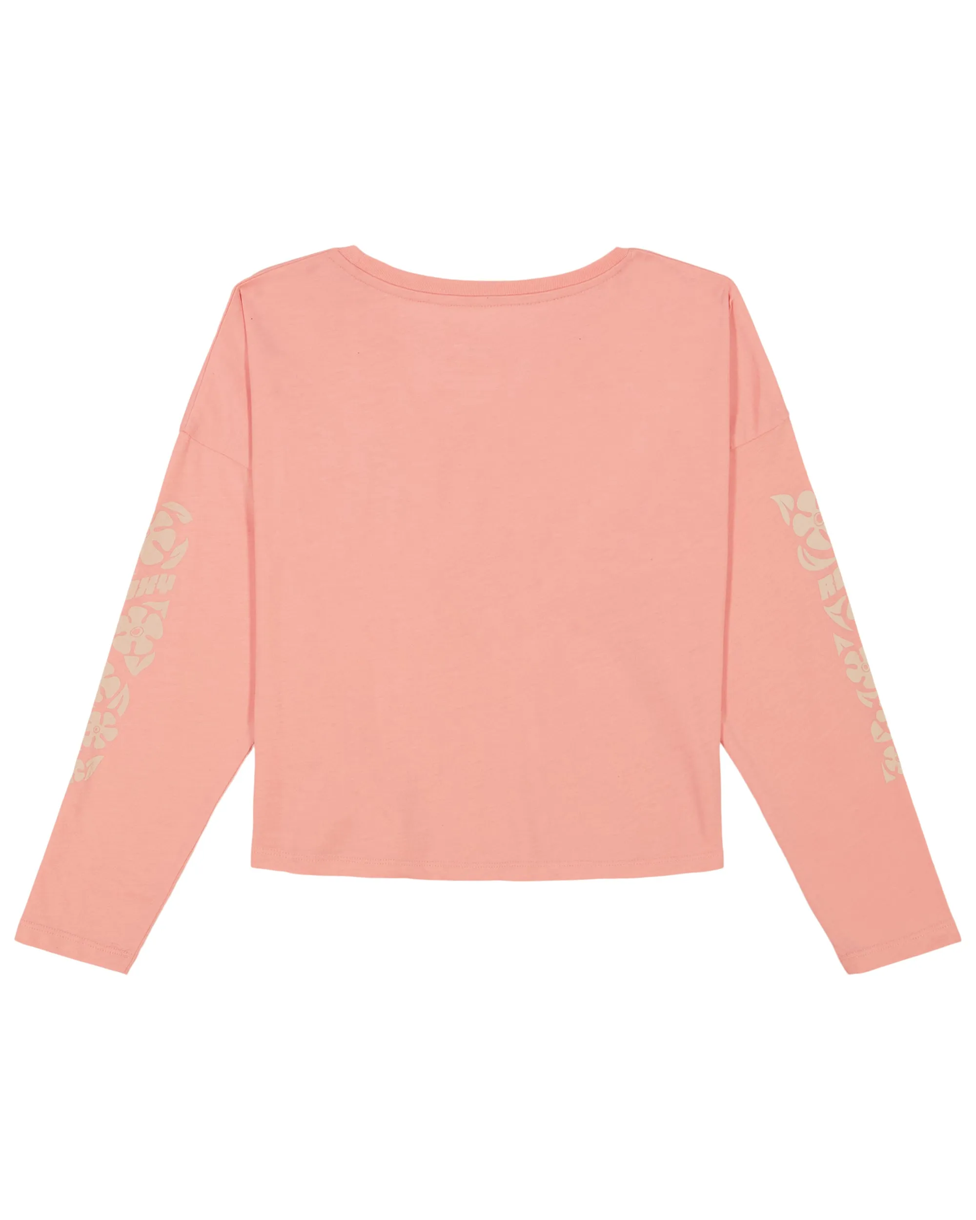 Girls 7-16 Block Floral Drop Shoulder T-Shirt