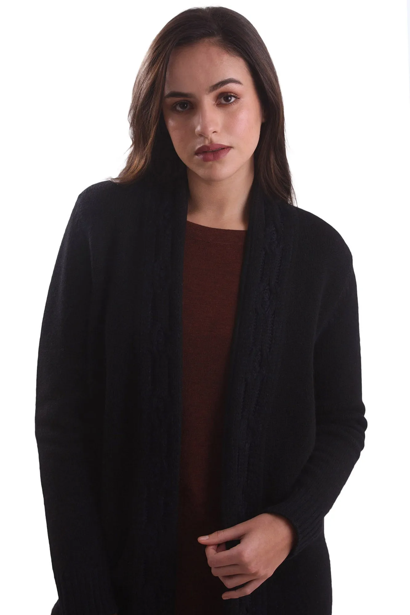 Inky Black Cardigan