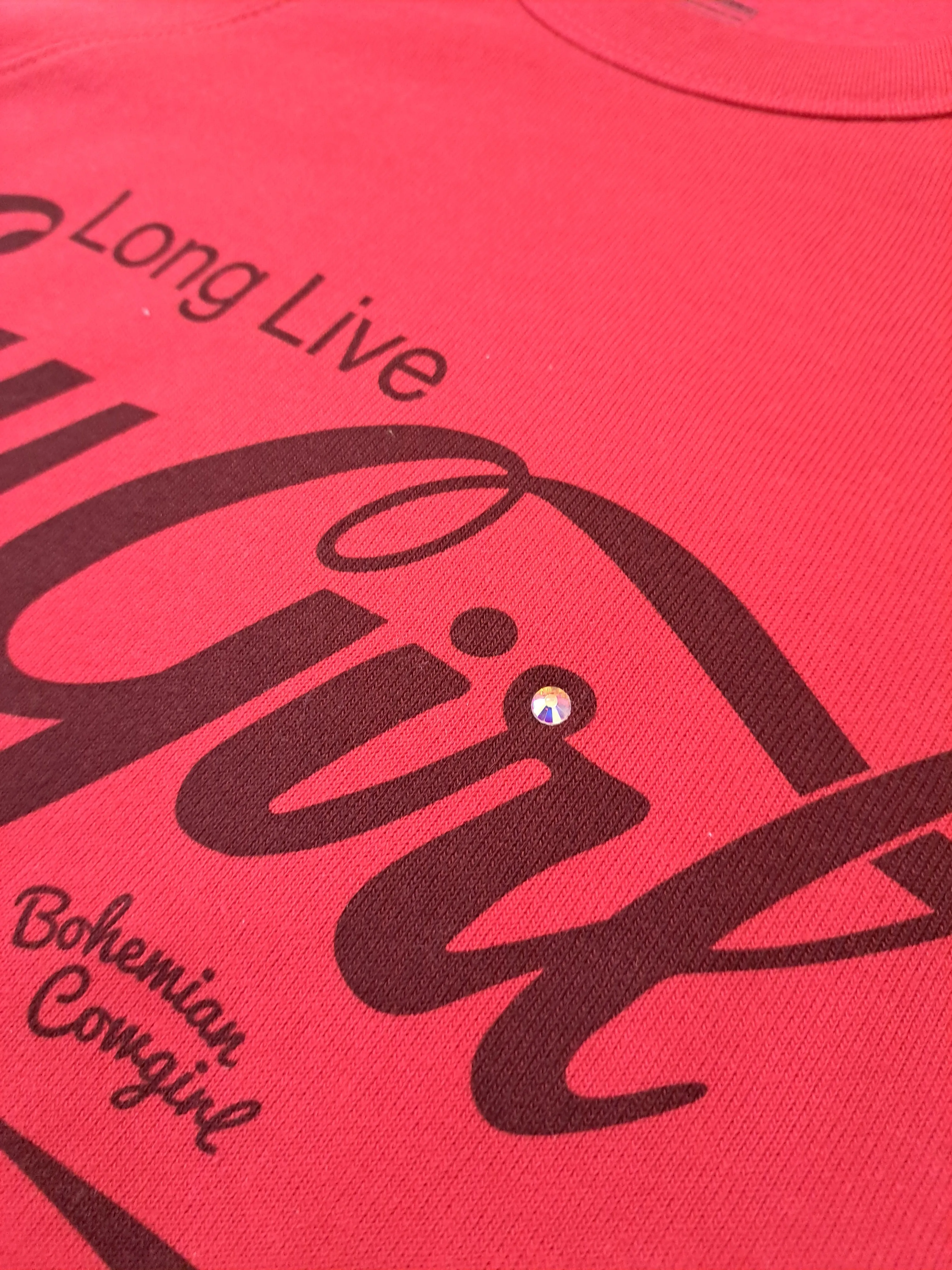 Long Live Cowgirl Cola Red Sweatshirt