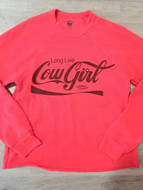 Long Live Cowgirl Cola Red Sweatshirt
