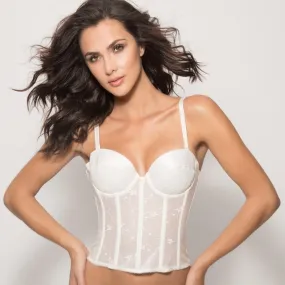 Low Back Convertible Strapless Longline Bridal Bra 7777