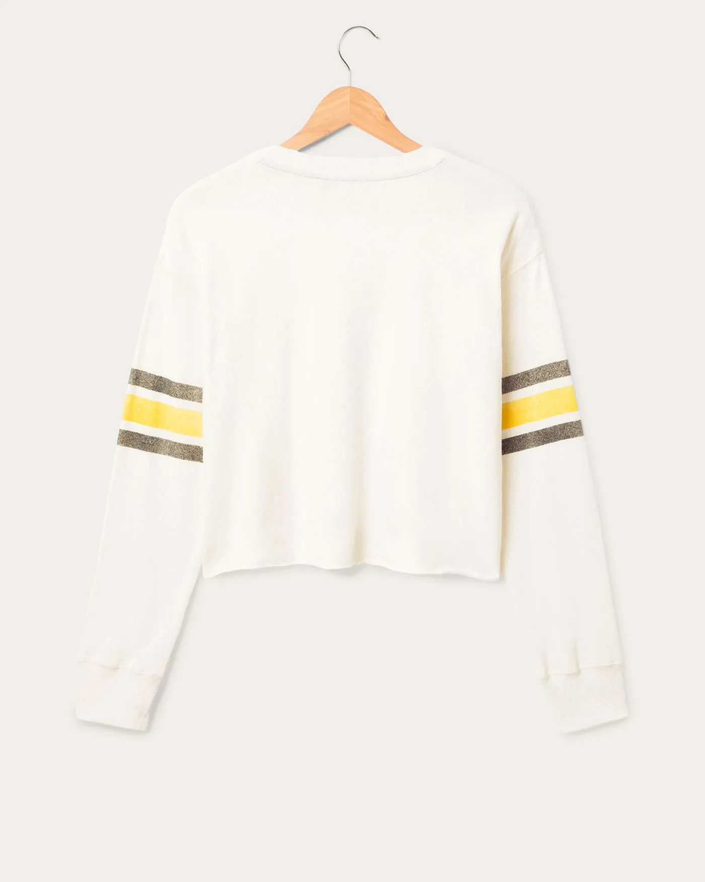 Women's Green Bay Packers Kickoff Crop Crew Fleece