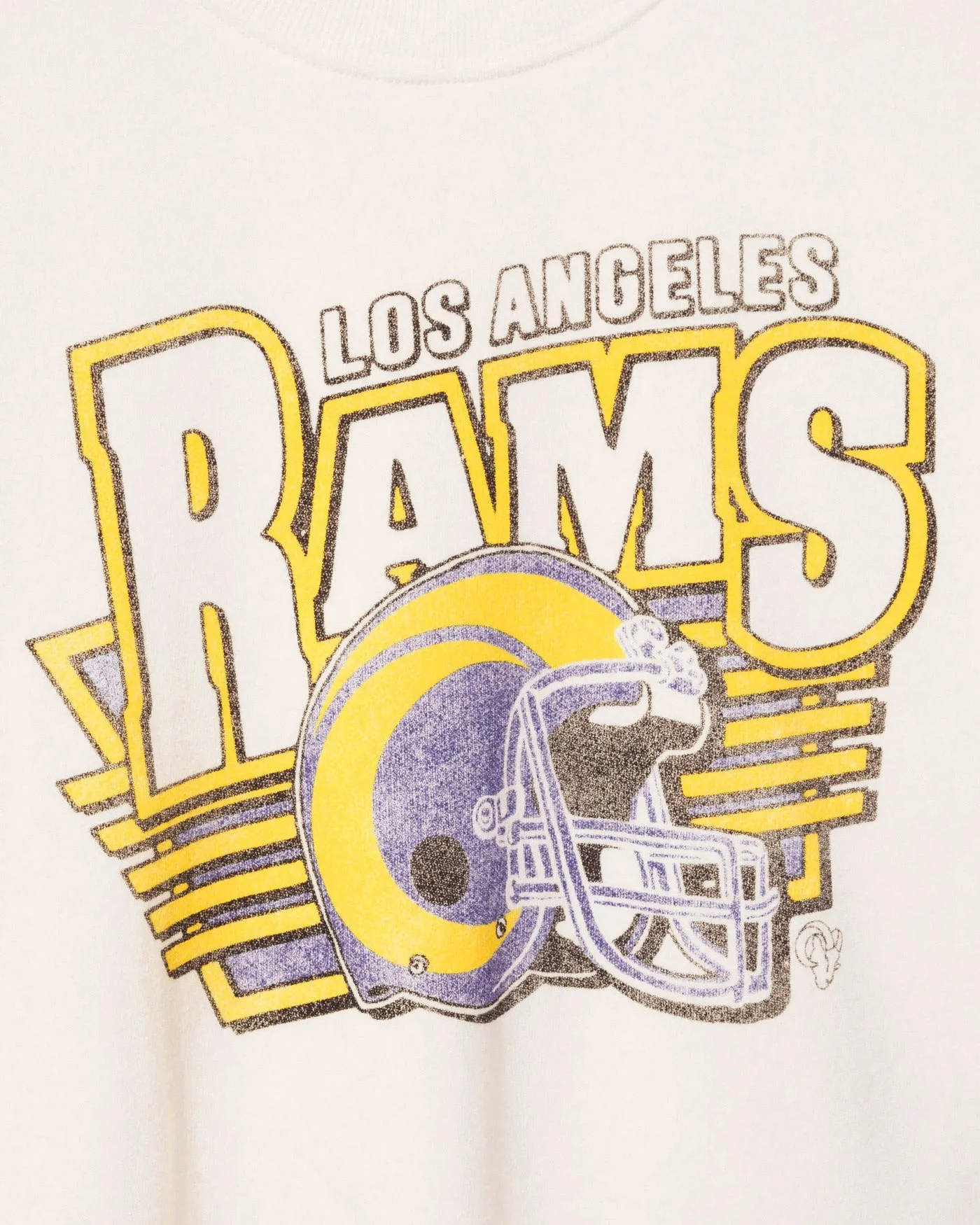 Women's Los Angeles Rams Kickoff Crop Crew Fleece