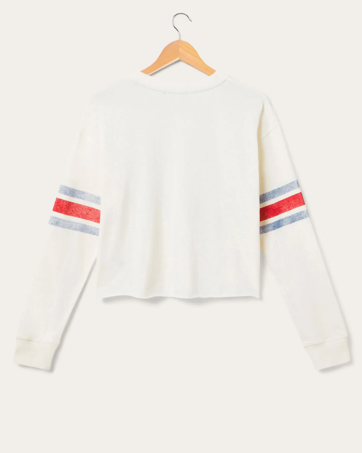 Women's New York Giants Kickoff Crop Crew Fleece